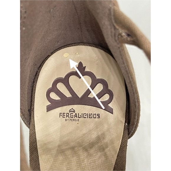 FERGALICIOUS Maddox Dusty Lace Block Heels Sandals - Picture 10 of 10